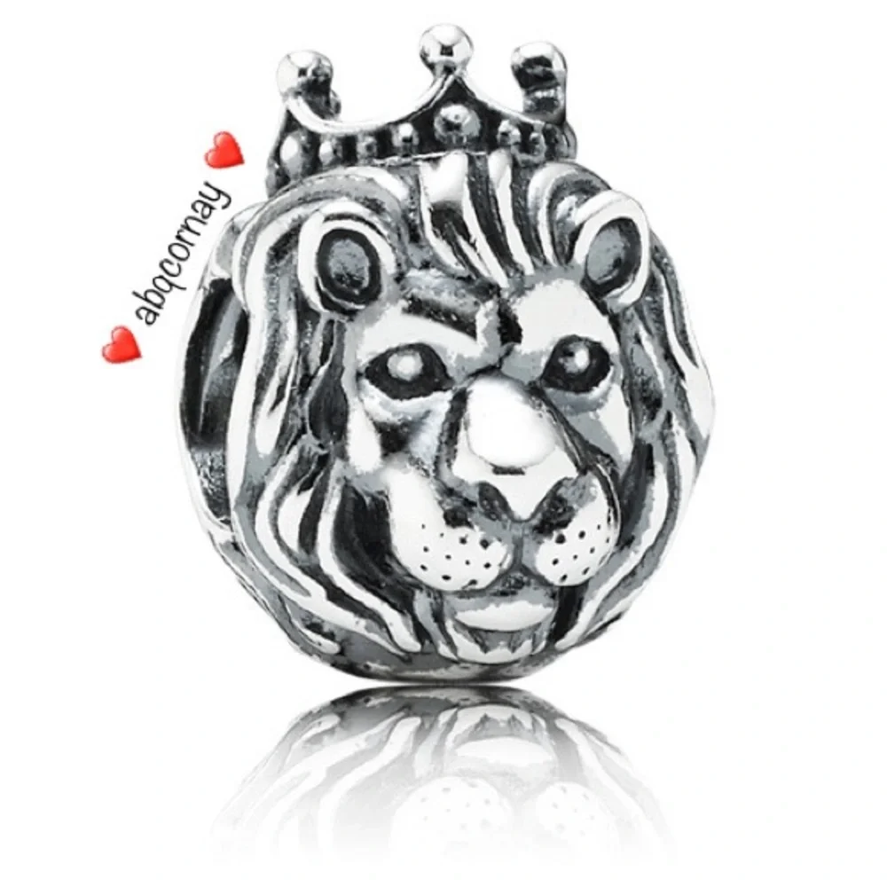 EUC Pandora 791377 Sterling Silver King of the Jungle Lion Animal Bead - Picture 1 of 8
